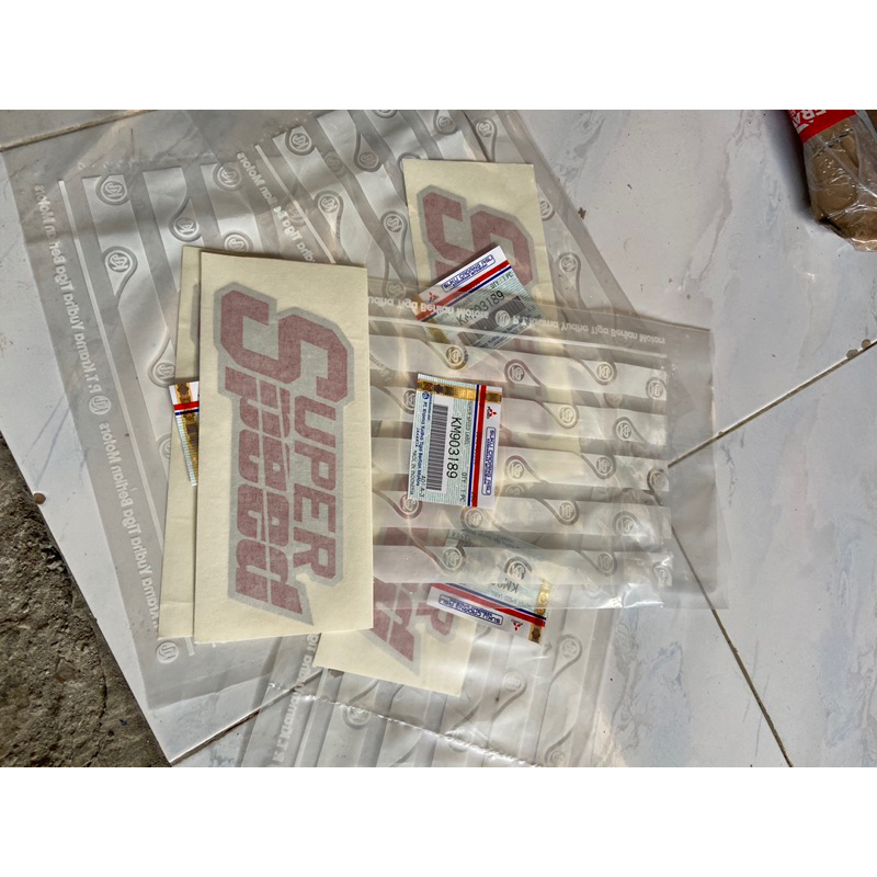 STIKER SUPER SPEED MITSUBHSI CANTER ORIGINAL