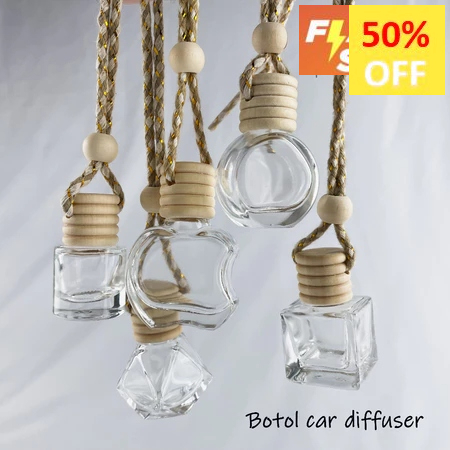 Tj Botol Kosong Car Diffuser Parfum Mobil Gantung Kaca
