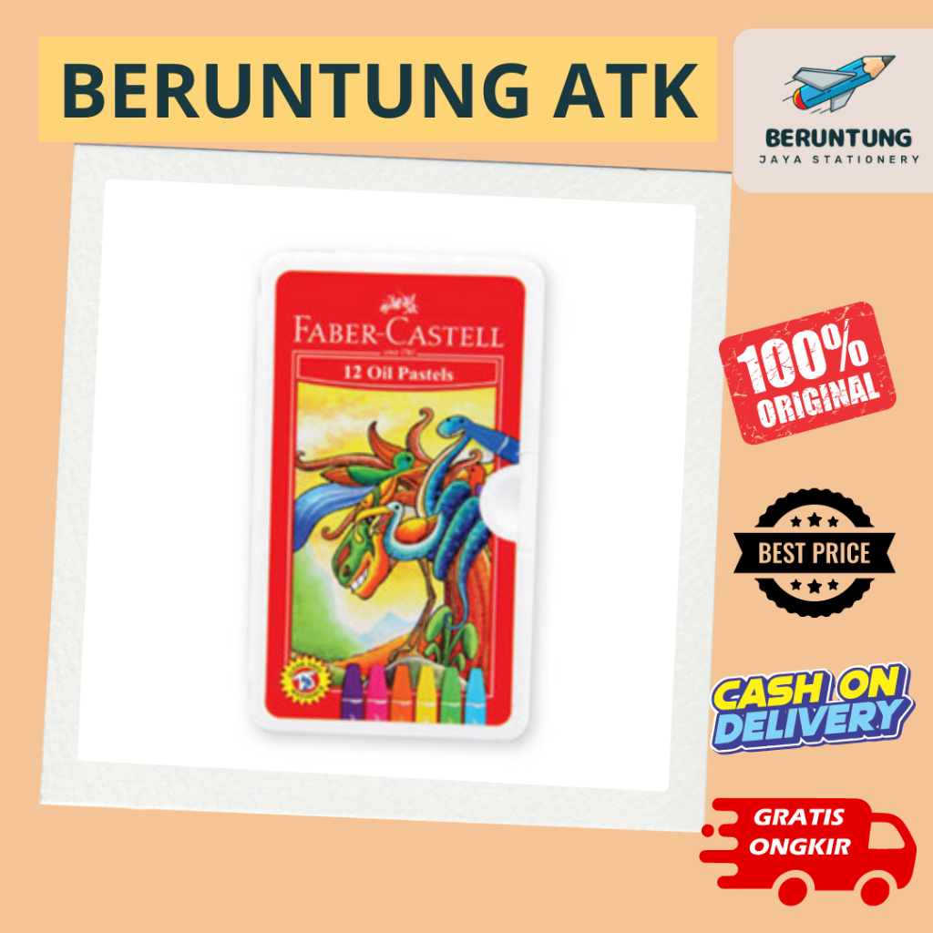 

Feber Castell Hexagonal Oil Pastel Isi 12 Warna Crayon Minyak Bentuk Hexagonal