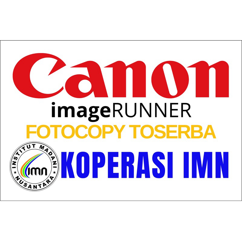NEON BOX AKRILIK DUA SISI | NEON BOX CANON FOTOCOPY FREE CUSTOM DESIGN