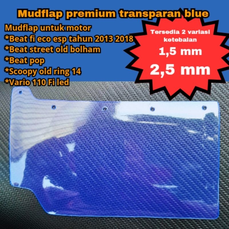 MUDFLAP BEAT FI ECO ESP BEAT STREET OLD BEAT POP VARIO 110 LED FI.KARPET LUMPUR KARPET KOLONG LENTUR