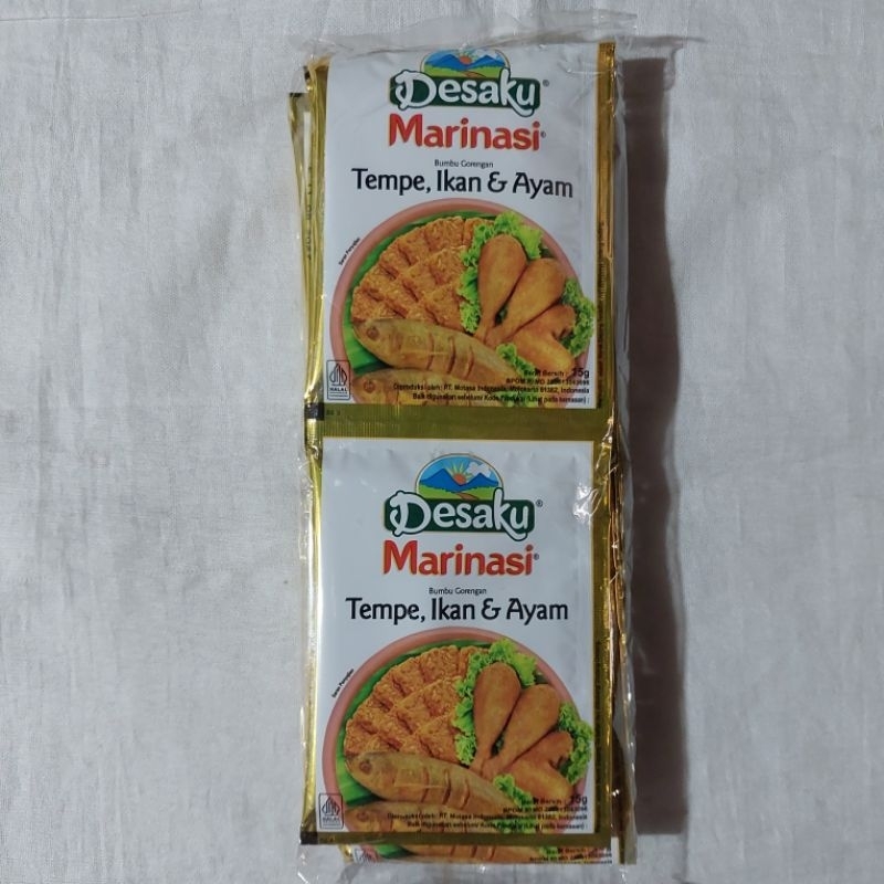 

DESAKU MARINASI BUMBU GORENGAN TEMPE, IKAN & AYAM (1 renteng isi 12 pcs)
