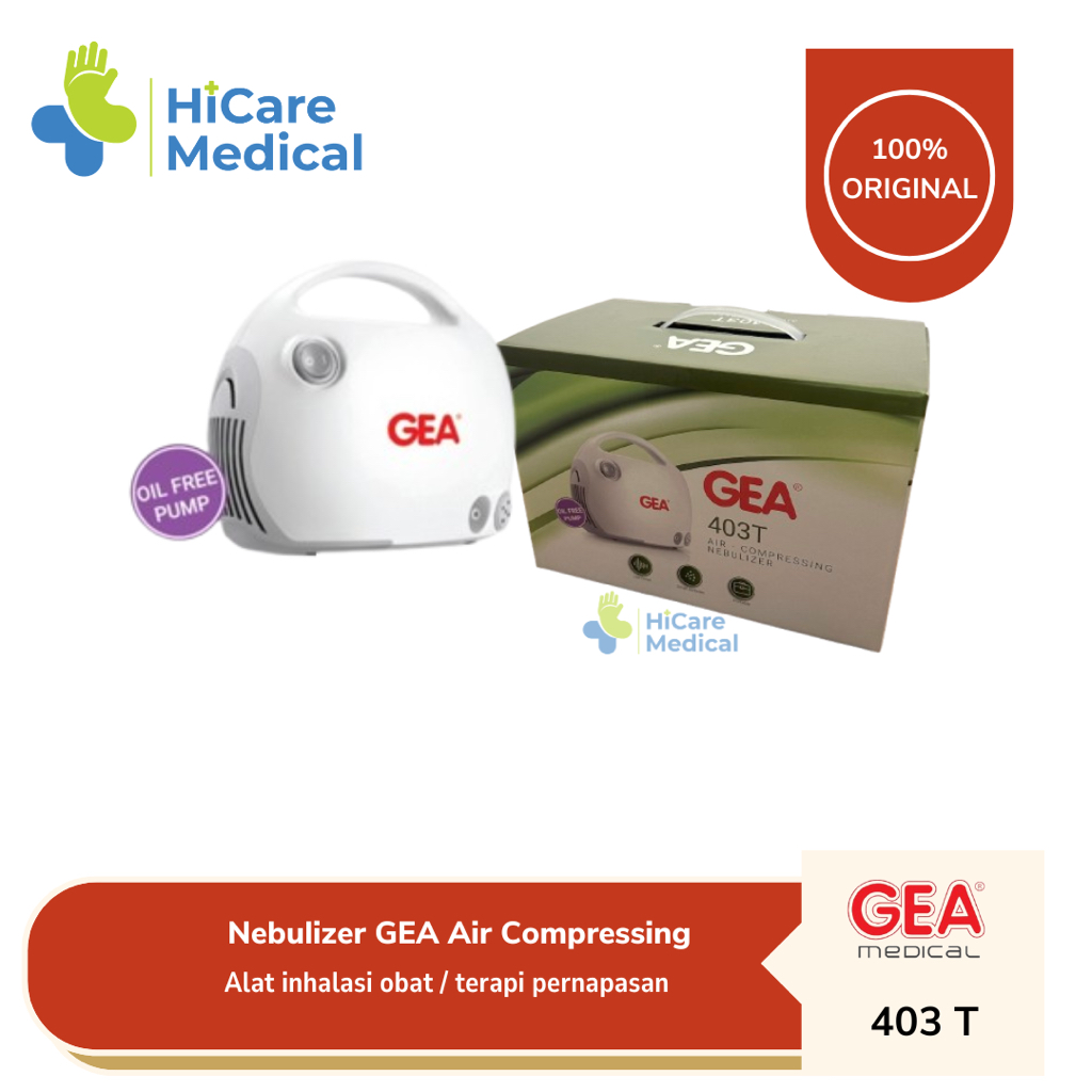 Nebulizer GEA 403T Air Compressor Nebulizer | HiCare