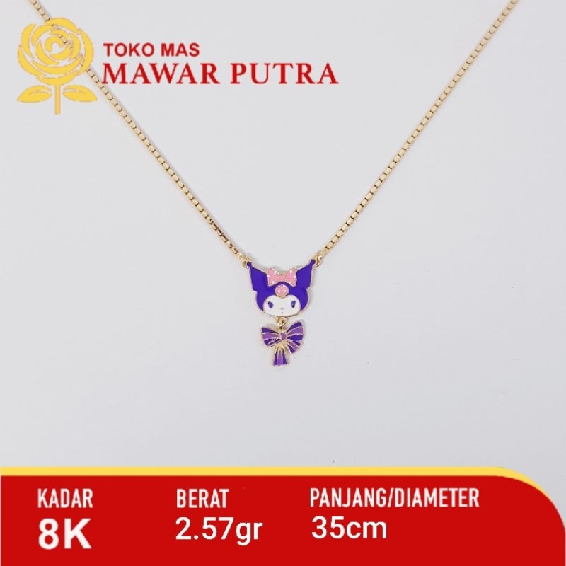 Kalung anak Kuromi UBS gold 8K
