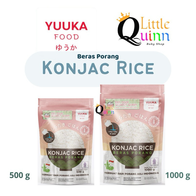 

Yuuka Food Beras Konjac 500gr 1kg - Yuuka beras Porang