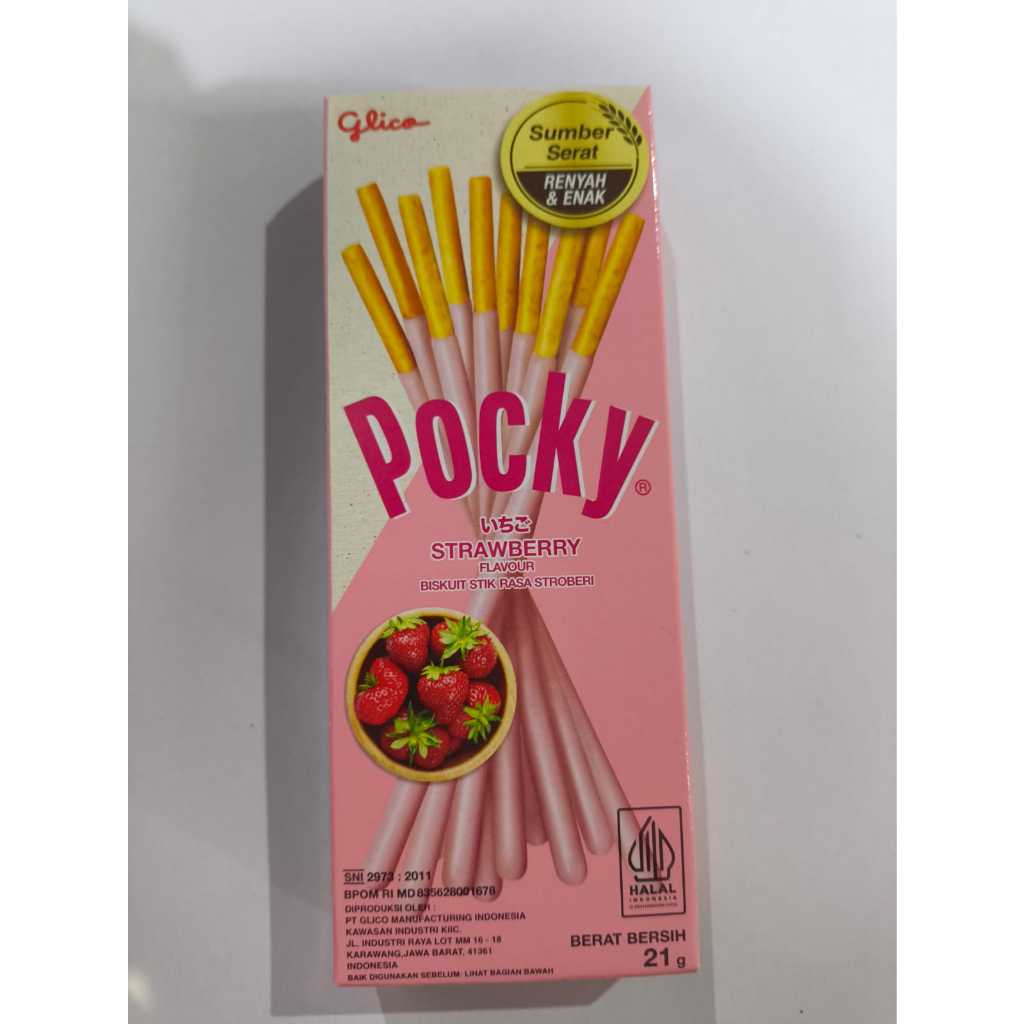 

POCKY - BISKUIT STIK RASA STRAWBERI 1pcs