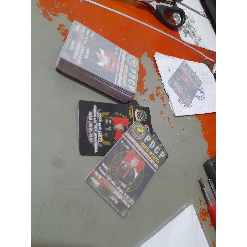 

cetak id card / plastic PVC / cetak member / id card karyawan