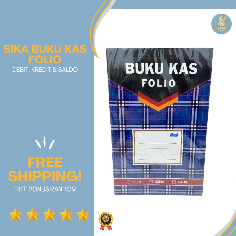 

Sika Buku Kas Folio/ Debit, Kredit & Saldo/ HARGA TERJANGKAU KUALITAS TERBAIK!/ FREE BONUS RANDOM!