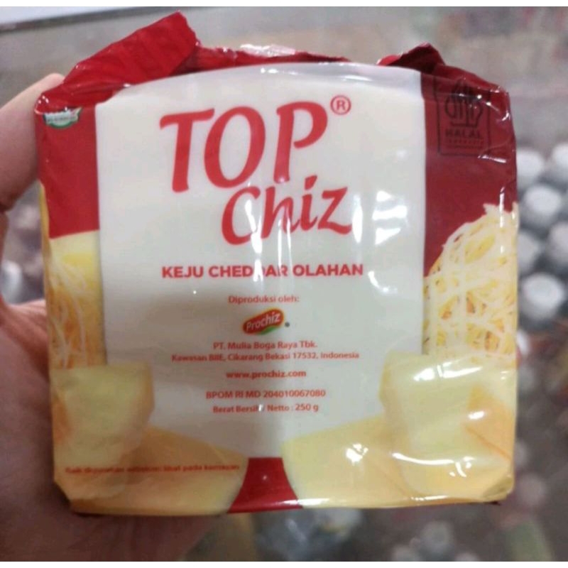 

keju top chiz cheddar 250gr