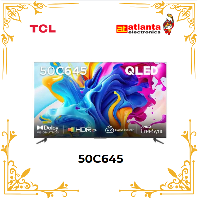 TCL QLED TV 50C645 50 INCH ANDROID TV