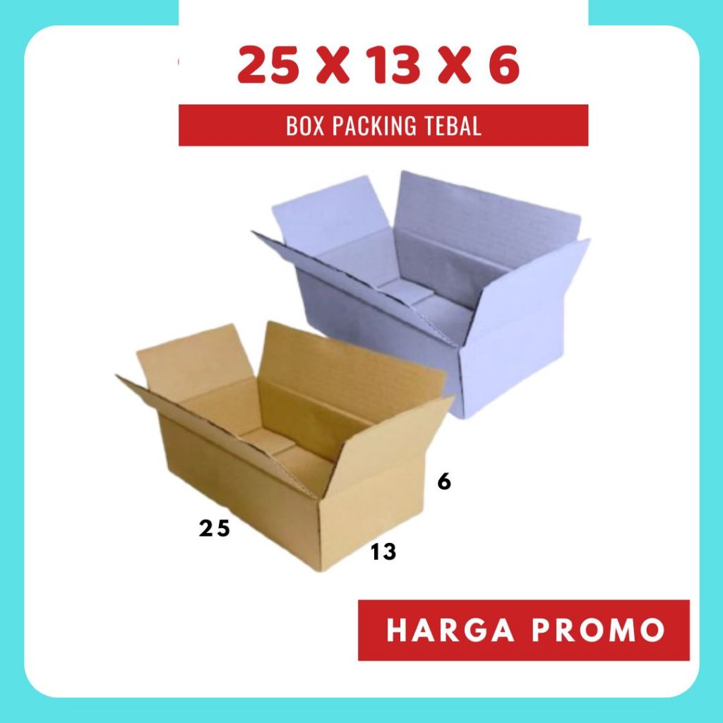 

Box Packing 25x13x6 Kardus A1 Karton Dus Kotak Kemasan Sparepart Jamu Madu Assesoris