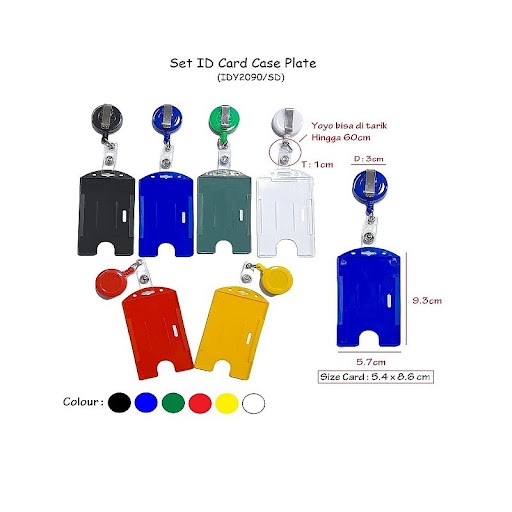

Frame Standar Plastik Holder Casing Id Card Wadah Kartu Murah+ yoyo standar