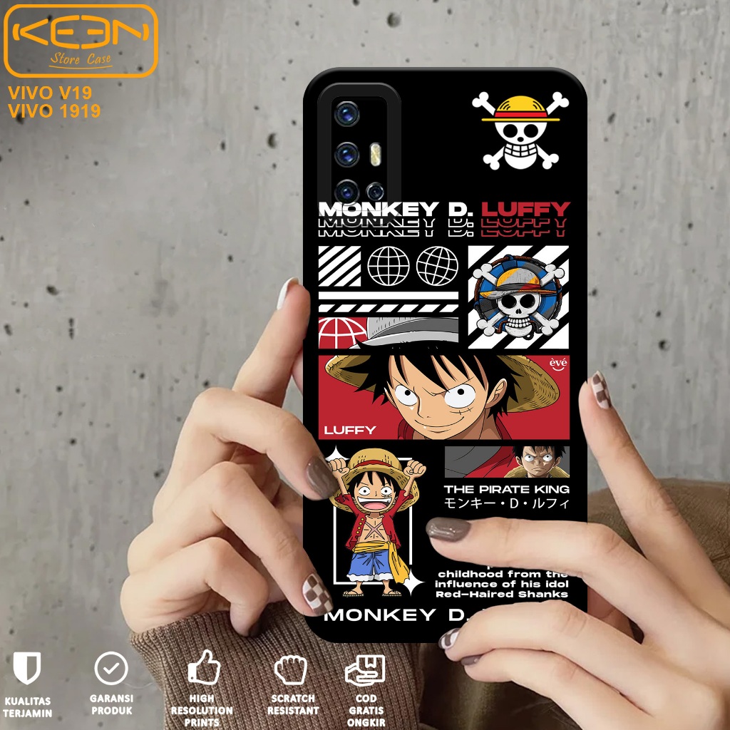 Case Hp Vivo 1919 - Casing Hp Vivo 1919 Motif One Piece - Case Procamera - Softcase Hp Vivo 1919 - S