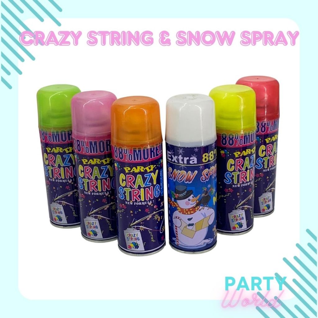 String Spray/Snow Spray Ulang Tahun Party Spray
