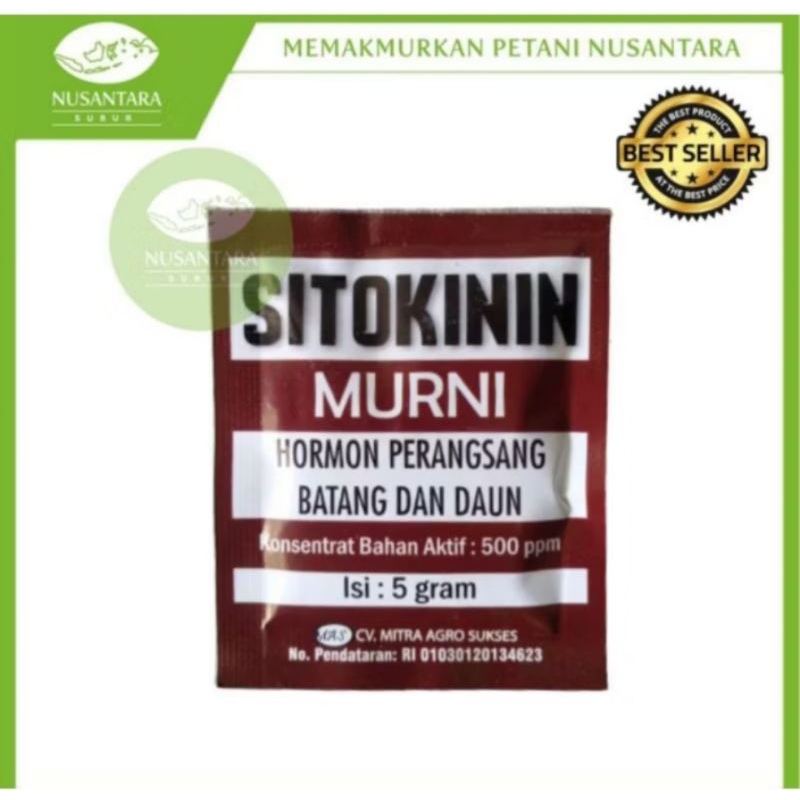 (Kemasan SACHET 5gr) ZPT SITOKININ hormon murni Sitokinin saset