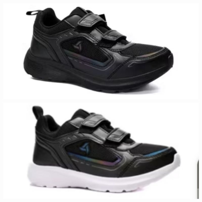 SEPATU SEKOLAH PEREKAT PRO ATT / PEREKAT 31 sampai 38 HITAM POLOS PEREKAT PA 700 / PI 600