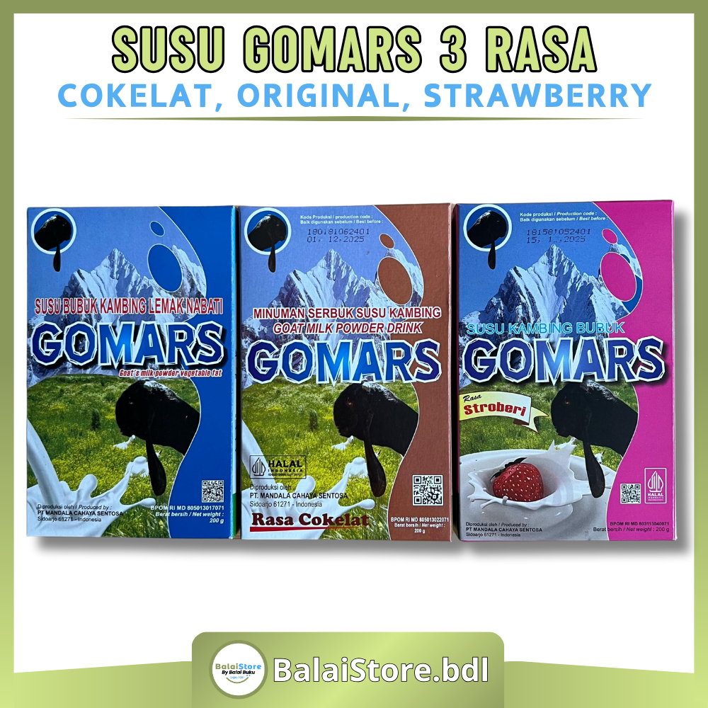 

Susu Kambing Gomars Bubuk Susu Etawa Gomars 200 Gr Susu Kambing Etawa Original Etawa Milk Go mars
