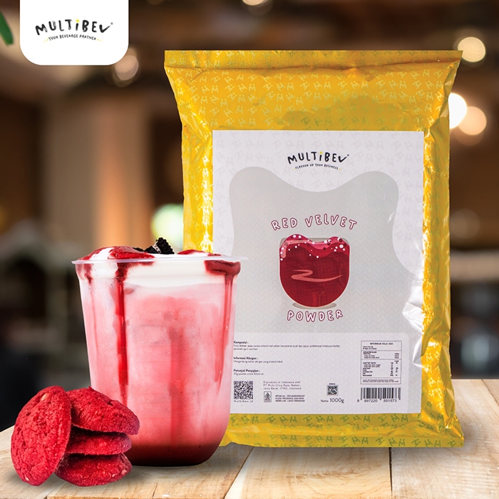 

MultiBev - Red Velvet Powder 1Kg - Minuman Bubuk Rasa Red Velvet