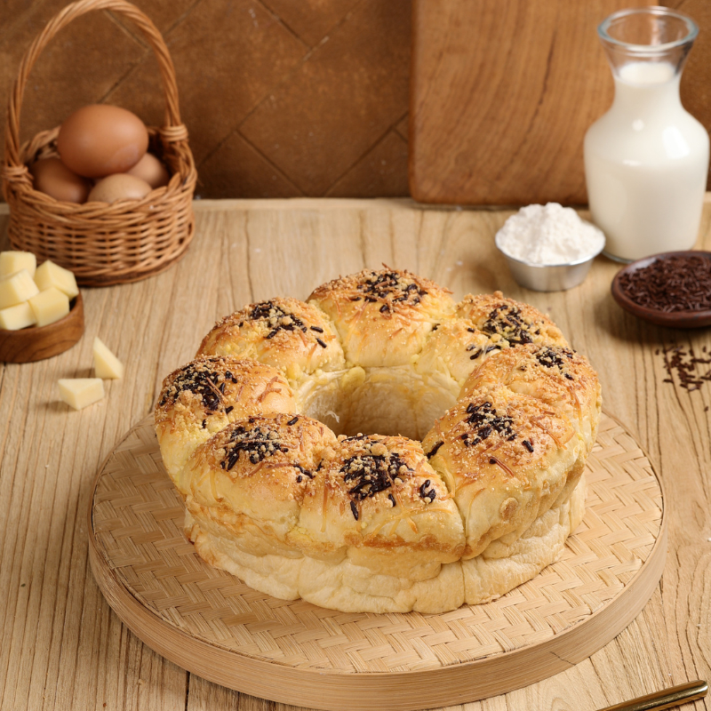 

Momori Bakery Roti Sobek Cokelat isi 6 Potong