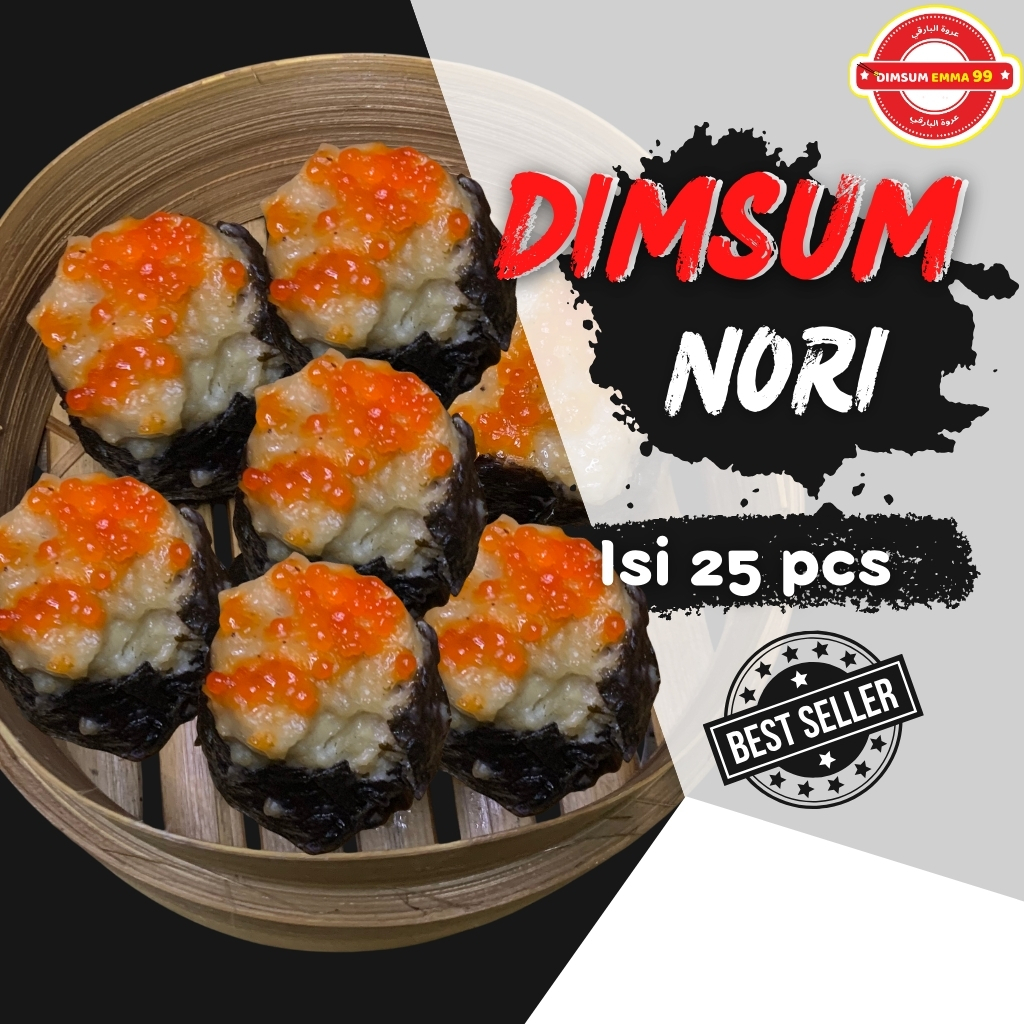 

DIMSUM NORI Premium 25pcs Gratis Saus Merah & Lada Hitam