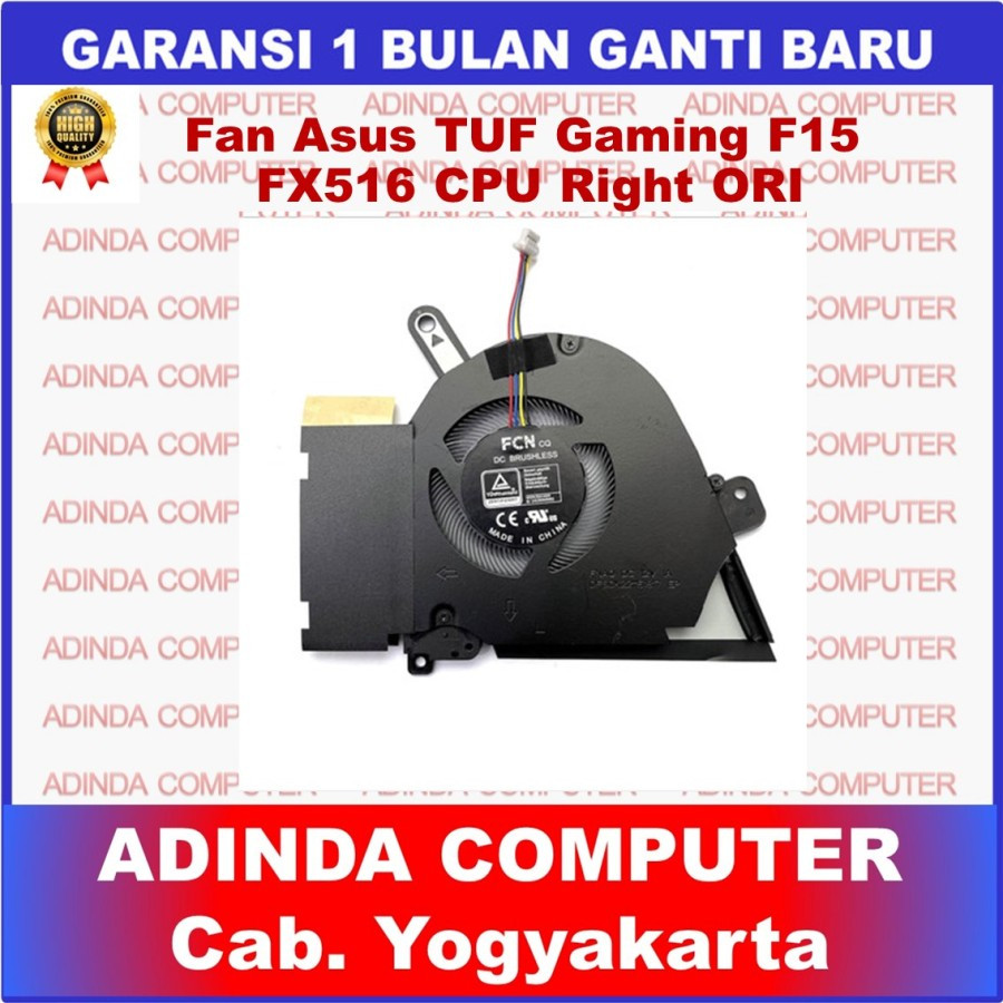 Fan Asus TUF Gaming Dash F15 FX516 FX516P FX516PCE CPU Kanan ORI
