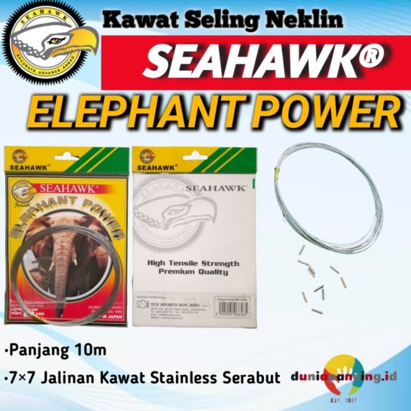 Seahawk elephant power kawat neklin seling