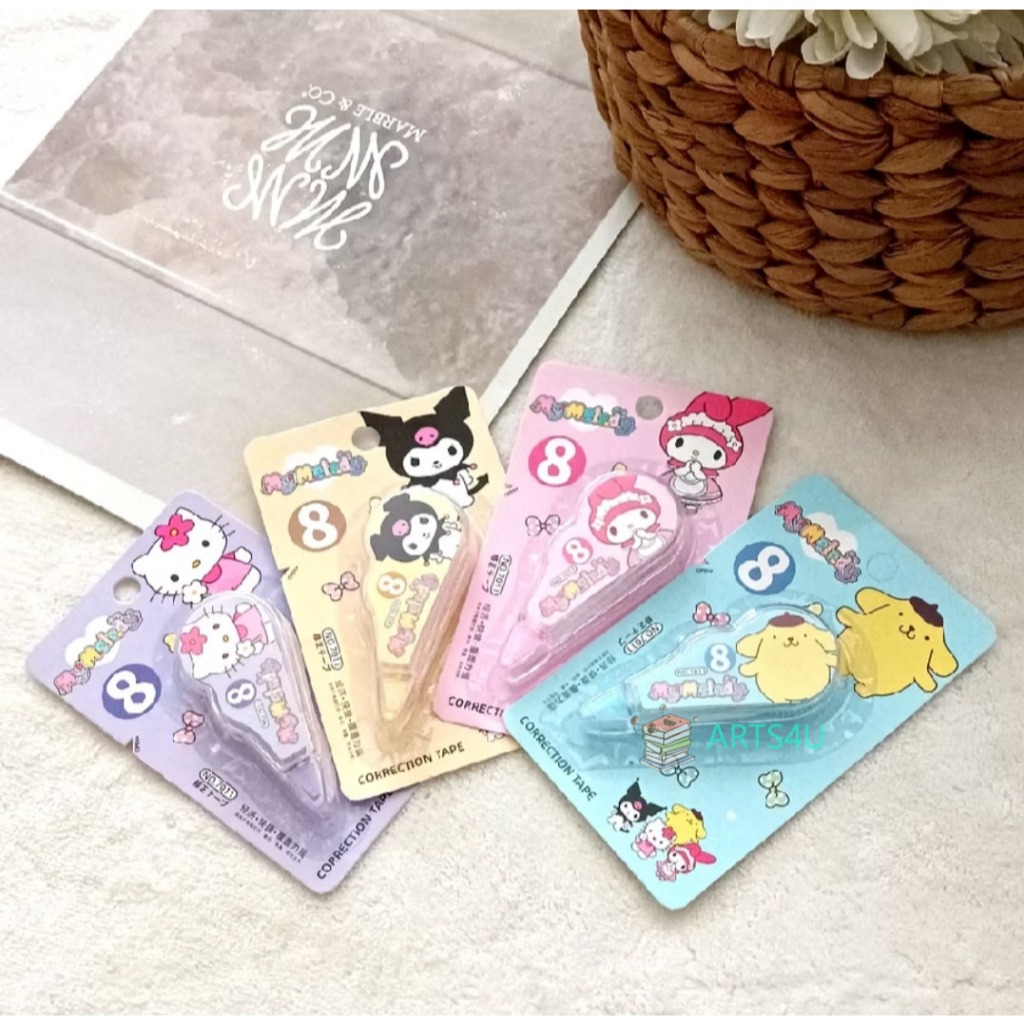

Tipex Tip Ex Kertas Correction Tape Roller Sanrio Sekolah Anak