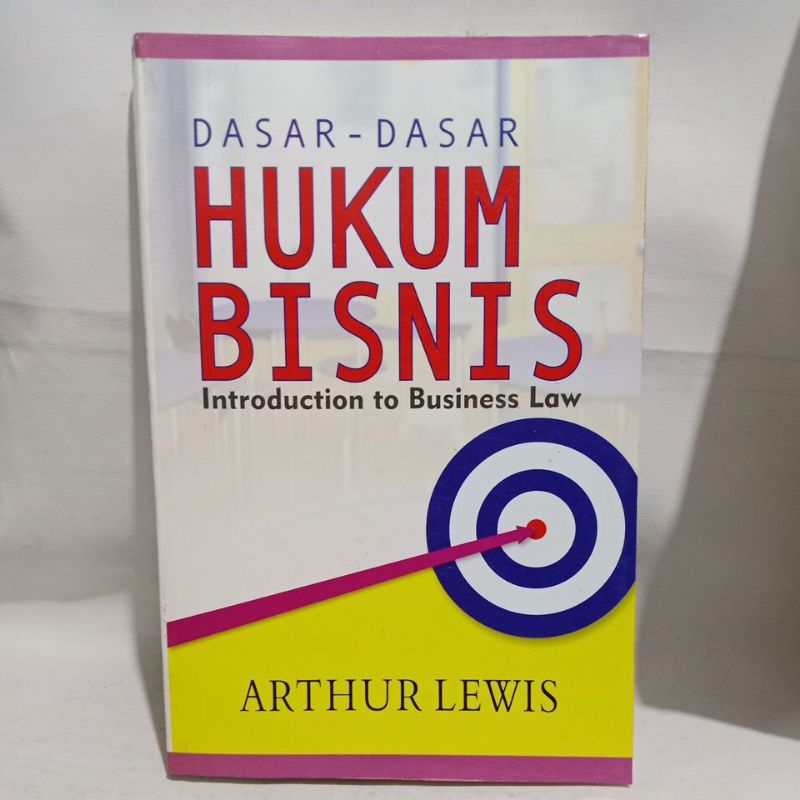Buku Dasar Dasar Hukum Bisnis -Arthur Lewis