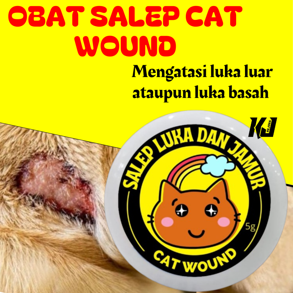 SALEP LUKA LUAR BASAH DAN JAMUR KUCING ANJING AMAN TERJILAT