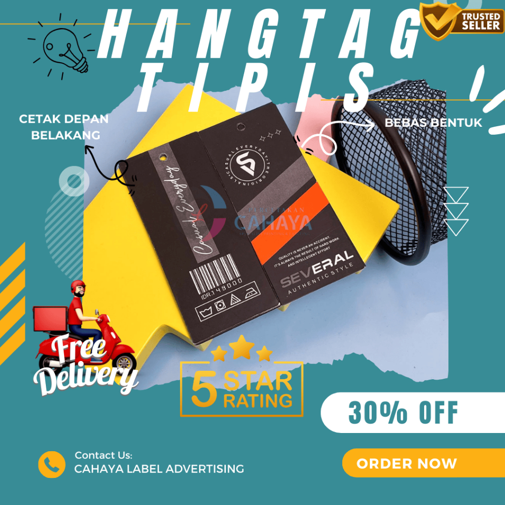 

Hangtag Tipis/ hangtag label /hangtag ketebalan 260gsm~360gsm