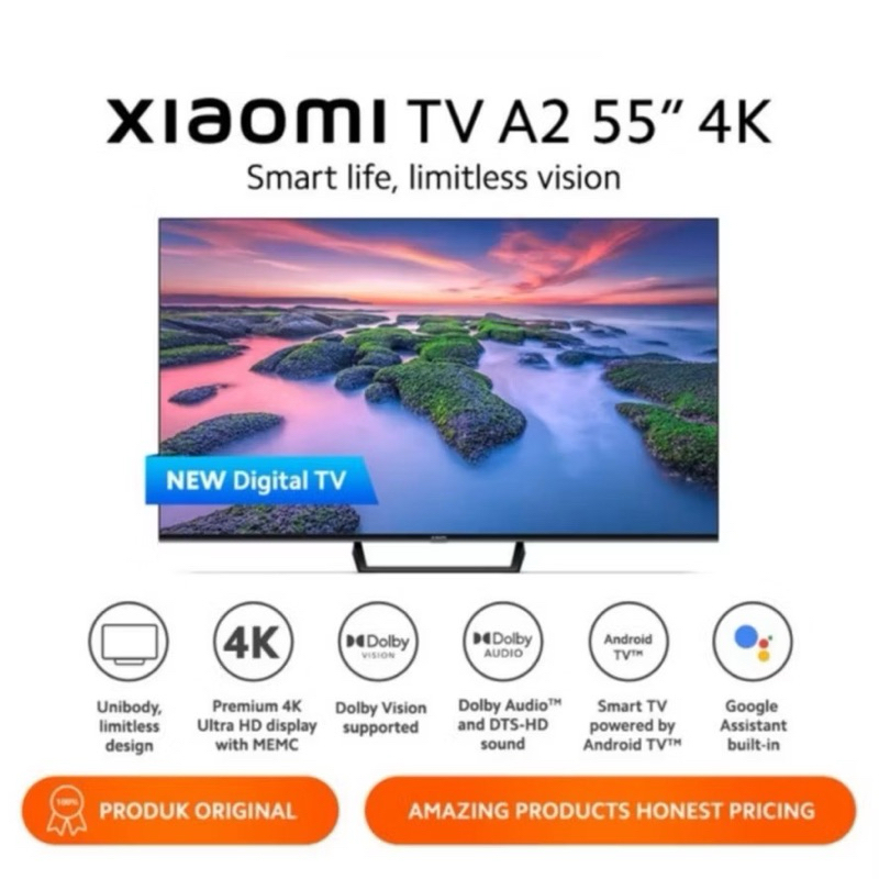 TV Xiaomi A2 55 inch 4K UHD ANDROID TV