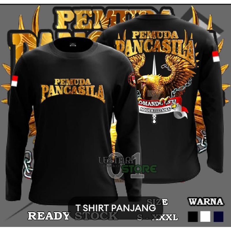 KAOS PEMUDA PANCASILA KOMANDO INTI MAHATIDANA LENGAN PANJANG CORAK GOLD