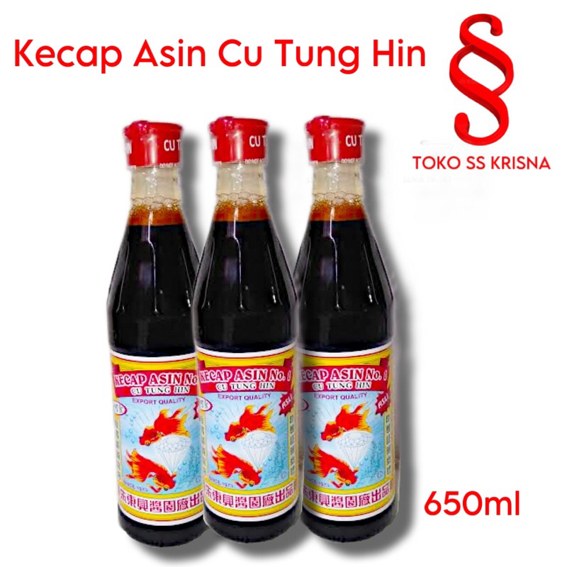 

Kecap Asin Cu Tung Hin 650ml Halal