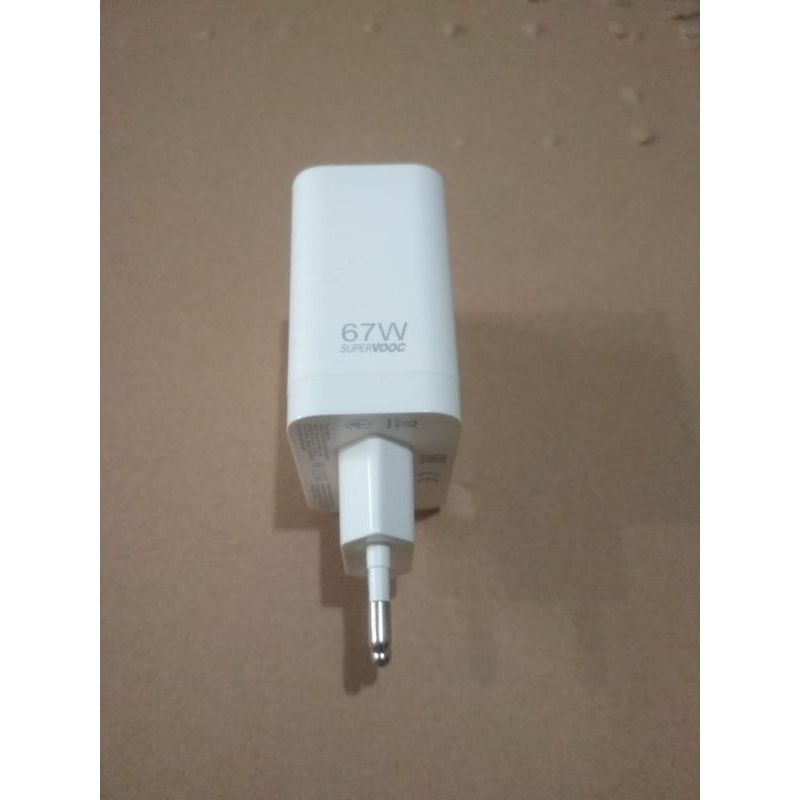 ADAPTOR OPPO 67W SUPER VOOC ADAPTER KEPALA CHARGER OPPO 67W SUPER VOOC