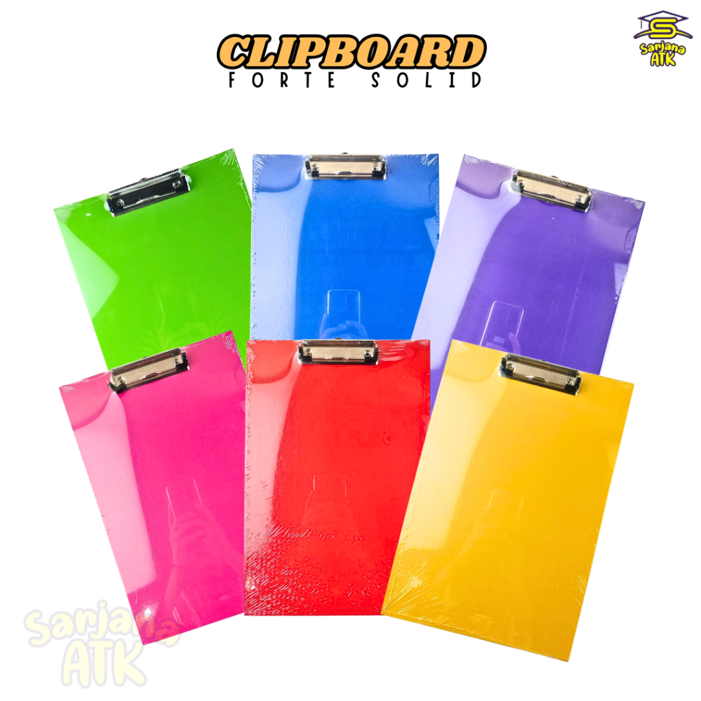 

Papan Ujian / Papan Jalan / Papan Dada / Clipboard Ukuran Folio