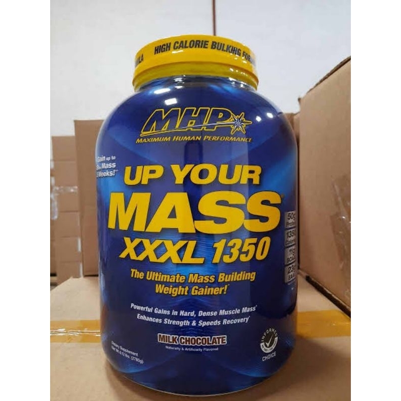 Suplemen Fitness MHP Up Your Mass 6 lbs Susu Weight Mass Gainer Penambah Berat Badan Massa Otot