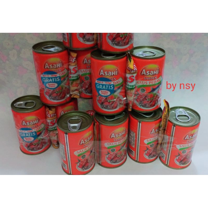 

N_S_Y Sarden Asahi 155gram pedas (beli 2gratis masako 1sachet)