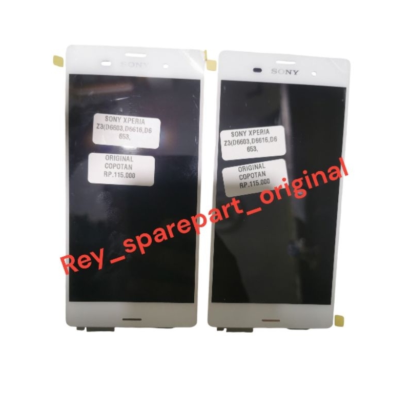 Lcd Touchscreen Fulset Original Copotan BERGARANSI Sony experia Z3 big D6603 D6616 D6653 GARANSI UAN
