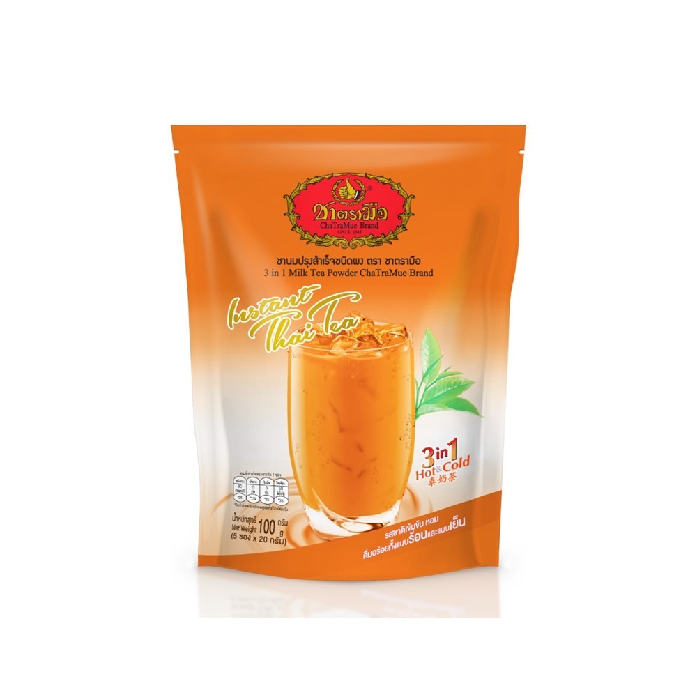 

[HAPPY PAPADA] CHA TRA MUE THAI MILK TEA 3IN1 - 100 GR