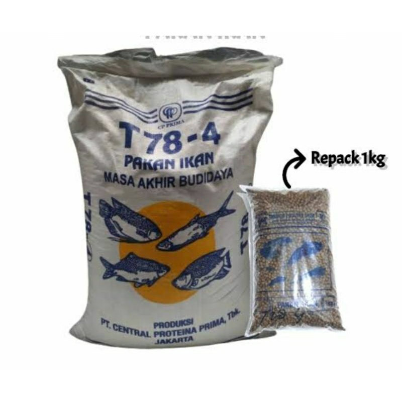 T78 4mm Pellet Ikan Nila Gurami Mujair Patin Bandeng T78 -4
