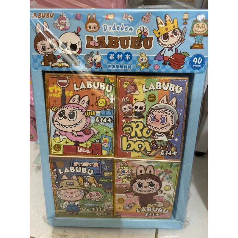 

1 BOX STICKER BUKU LABUBU BESAR ISI 24