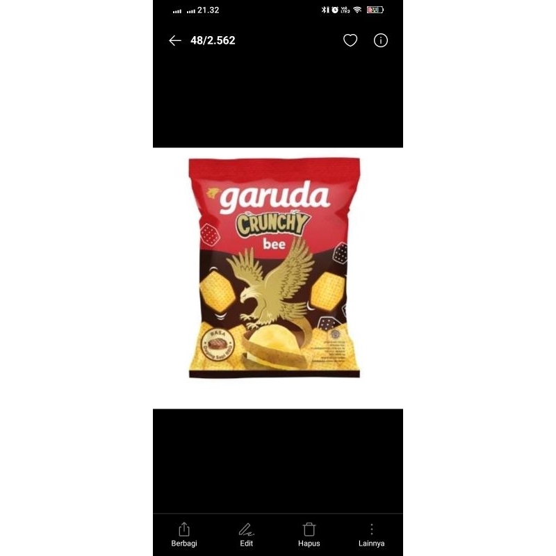 

Garuda Crunchy Bee BBQ 18g