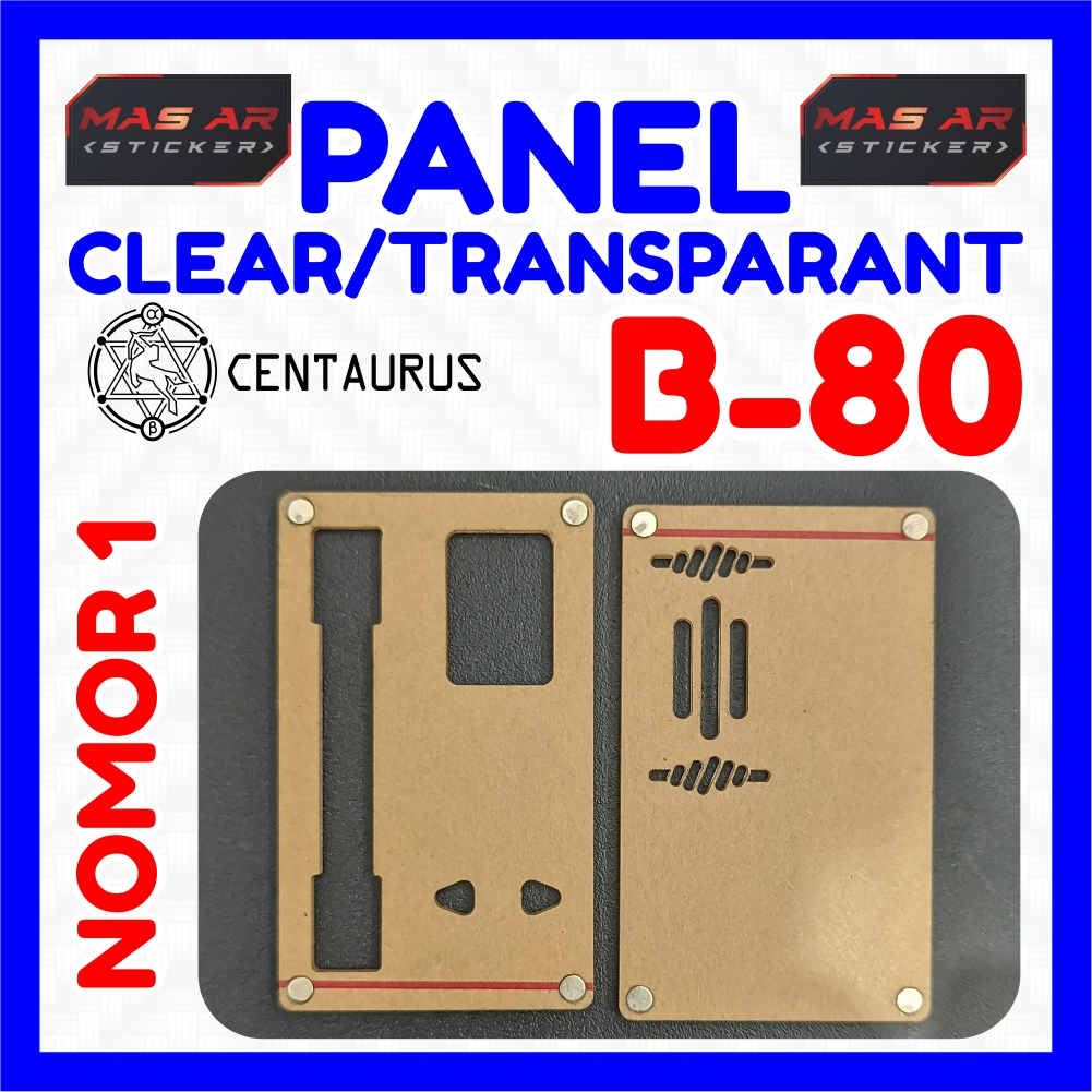 

Panel Clear / Transparant B-80