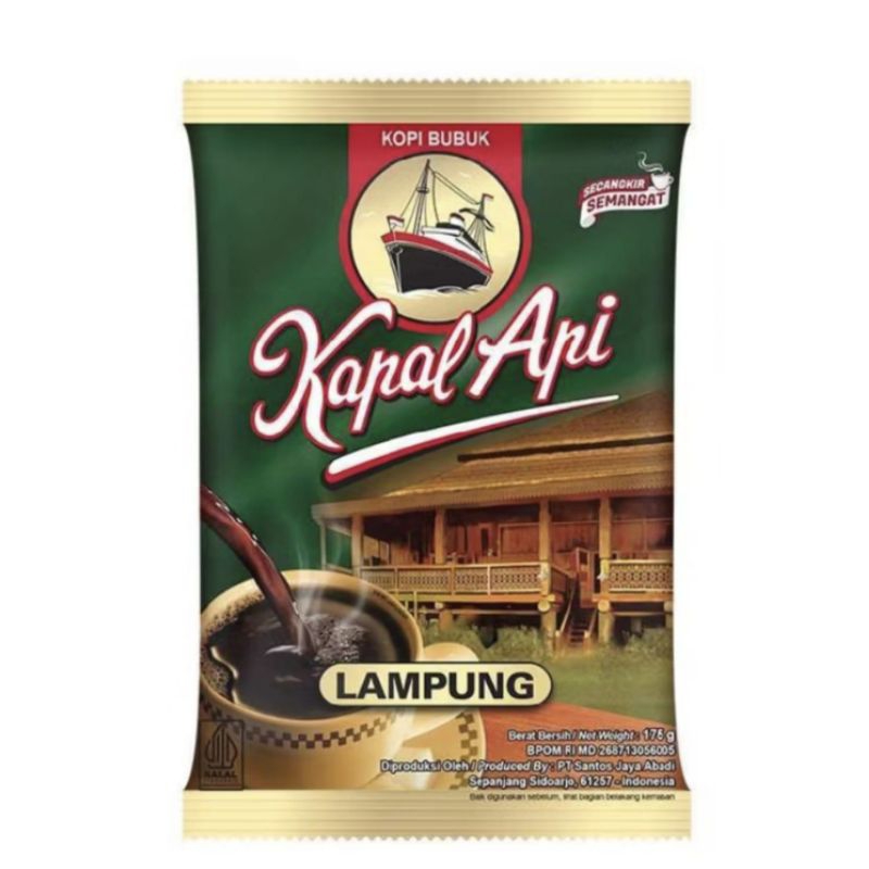 

Kopi Bubuk Kapal Api Lampung 175gr