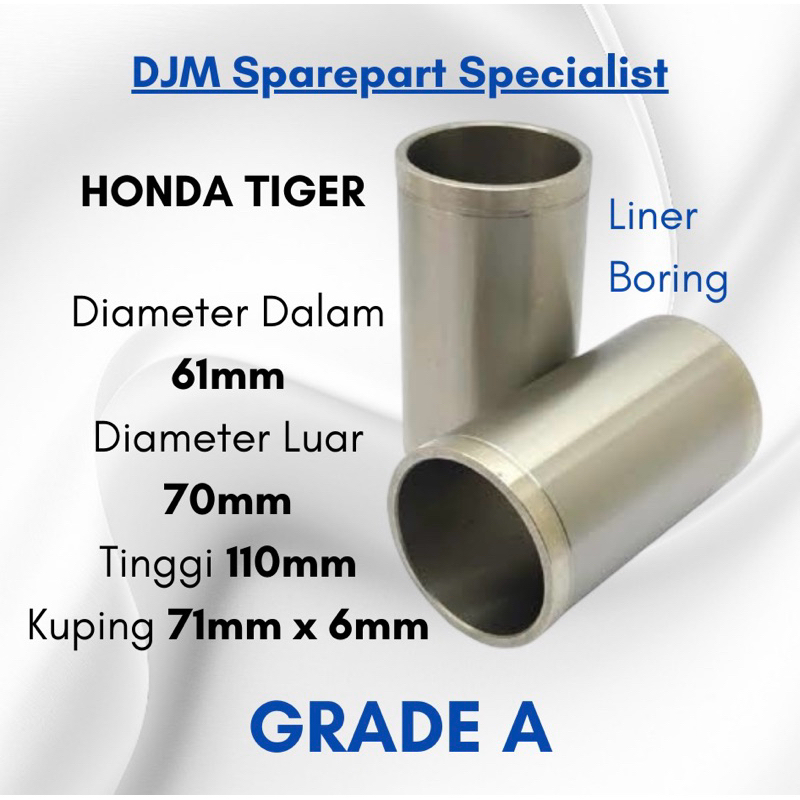 LINER BORING CYLINDER MOTOR HONDA TIGER