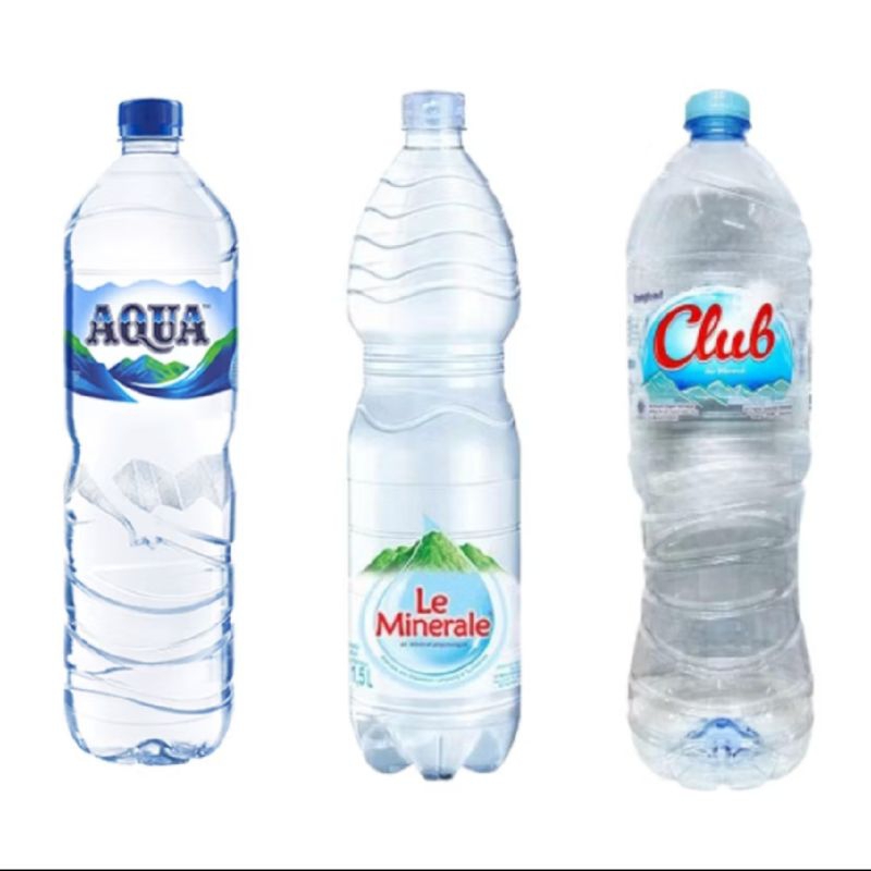 

Botol aqua bekas utuh (30pc) beli 1 gratis 5