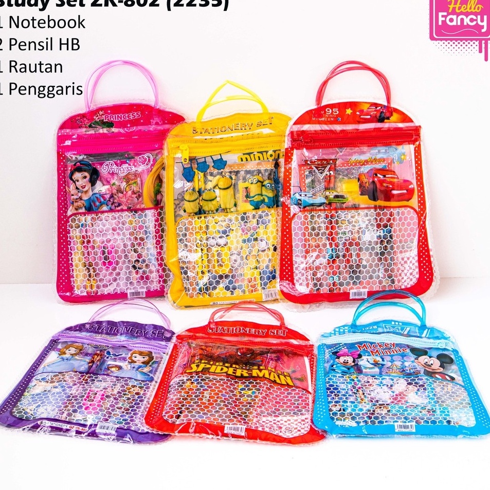 

Promo Spesial Paket Alat Tulis Study Set Karakter Perlengkapan Sekolah ZK82