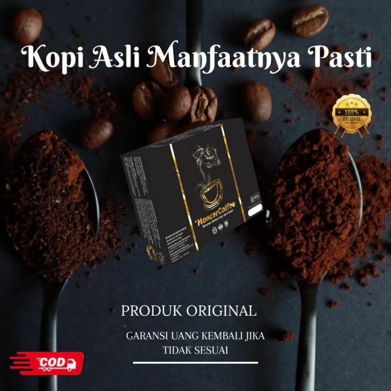 

NFMoncer Coffee Original Kopi Herbel Ginseng Kopi Stamina Kopi Joss Kopi Nikmat Pria Aman di Komsumsi Pria dan Wanita Halal dan Sudah BPOm