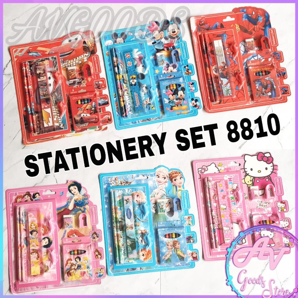 

Kejutan Viral stationery set paket alat tulis 9in1 set alat tulis stationery set 9in1 881