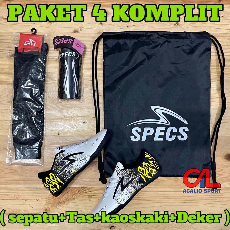 Sekarang Untung  Sepatu Futsal Anak Specs ewaklok Lengkap Komplit Junior Anak Sd ukuran anak kecil T